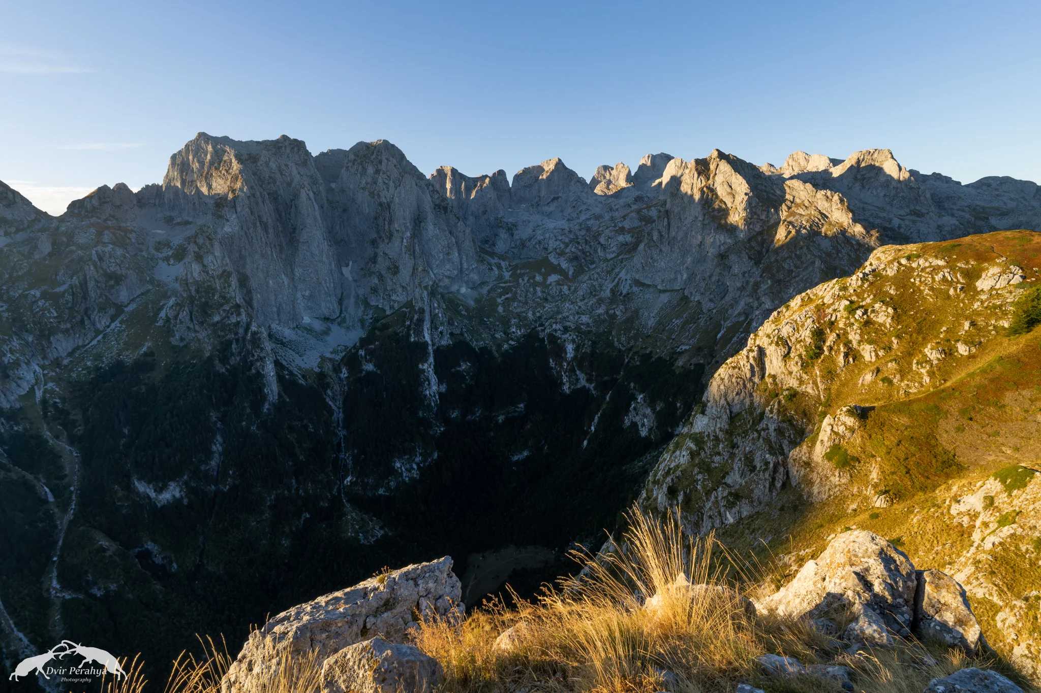 Mountain landscape, Grebaje, Prokletije, Montenegro
